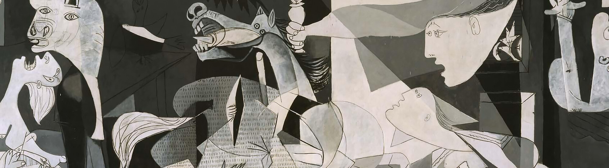 betvictro伟德体育巴勃罗·毕加索的格尔尼卡画的细节